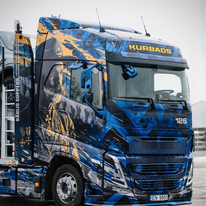 Kurbads Inaugurates Car Carrier T126 in Honor of General Kārlis Goppers