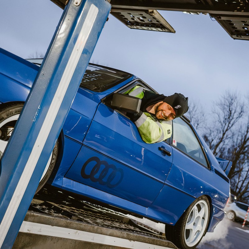 Inženieru atjautības piemineklis AUDI UR-QUATTRO
